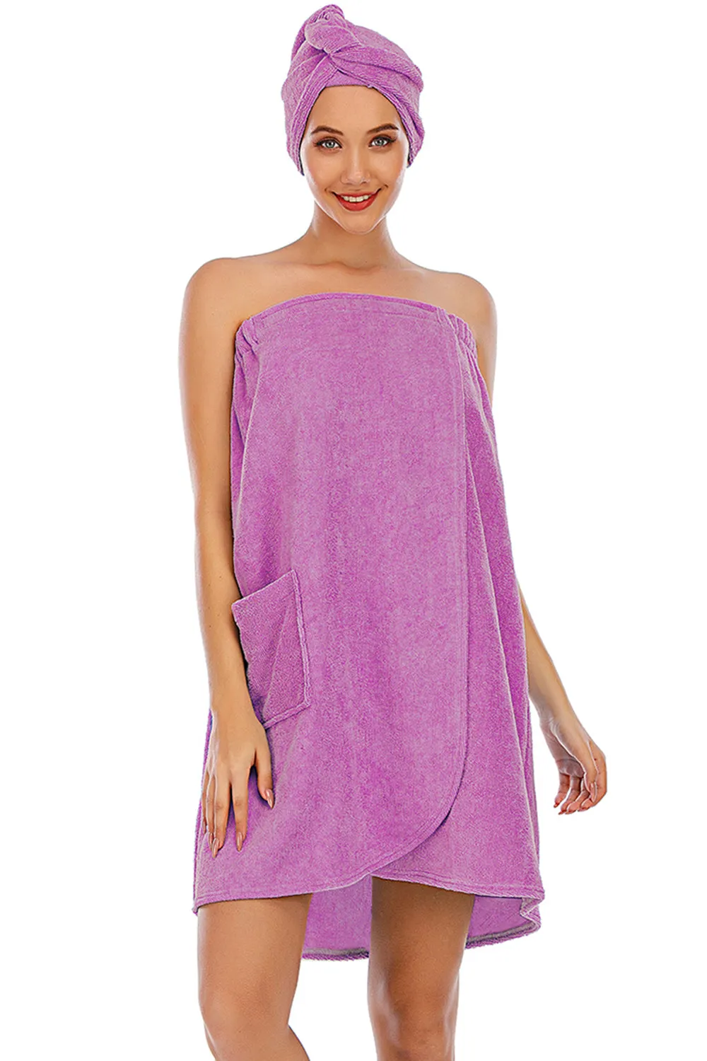 Strapless Robe with pocket sold by Gigi Laurent product image thumbnail 3