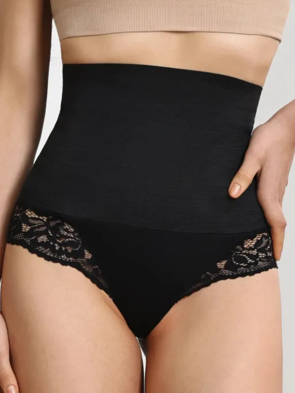 Lace Detail High Waist Shaping Panty sold by Gigi Laurent