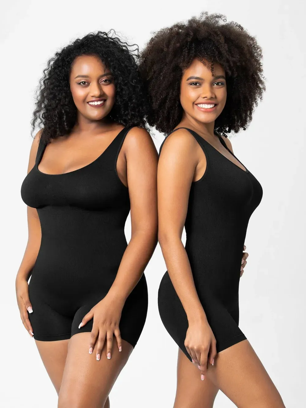 Scoop Neck Wide Strap Shaping Romper sold by Gigi Laurent product image thumbnail 2