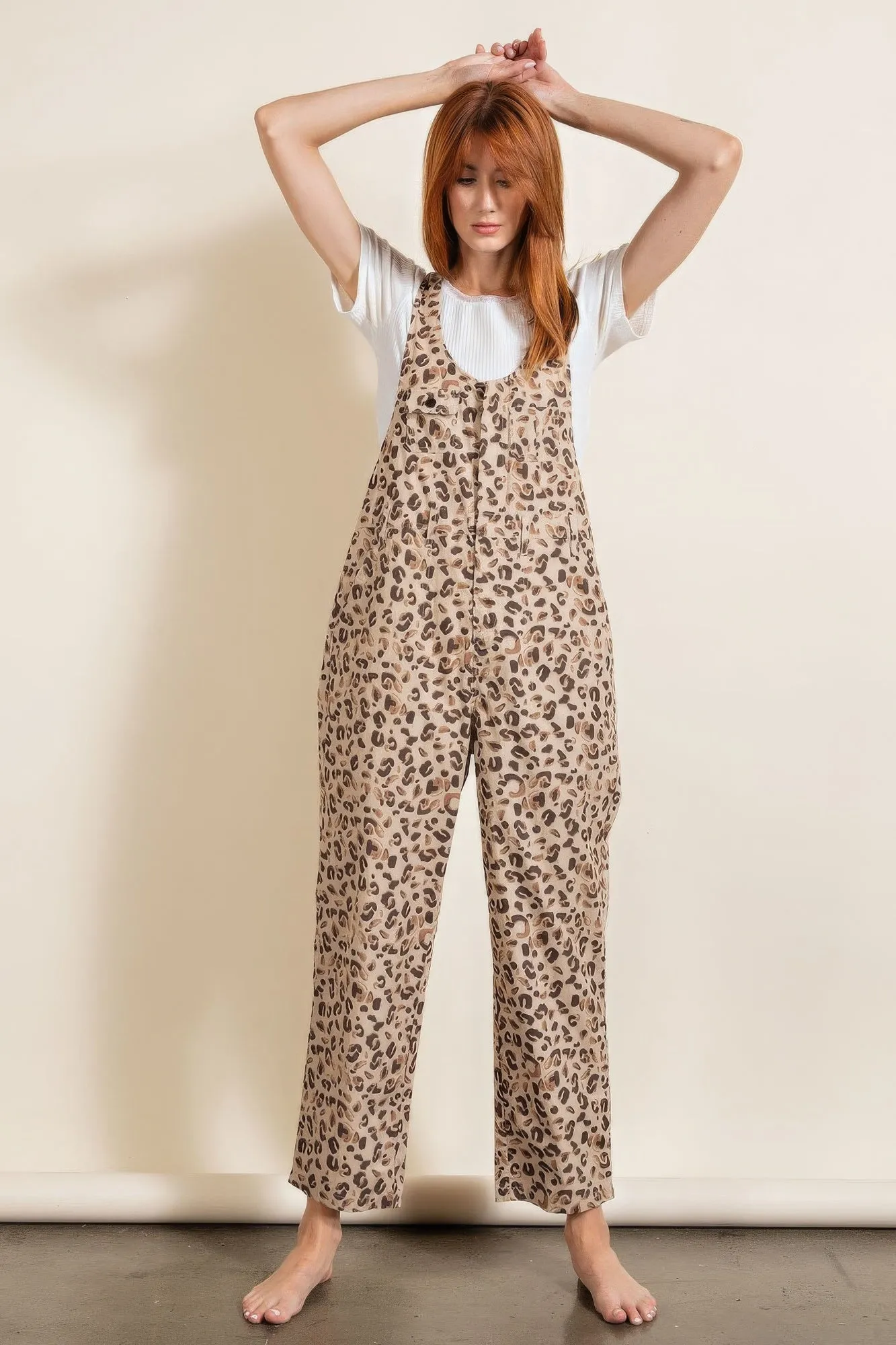 Animal/leopard Printed Jumpsuit sold by Gigi Laurent product image thumbnail 2
