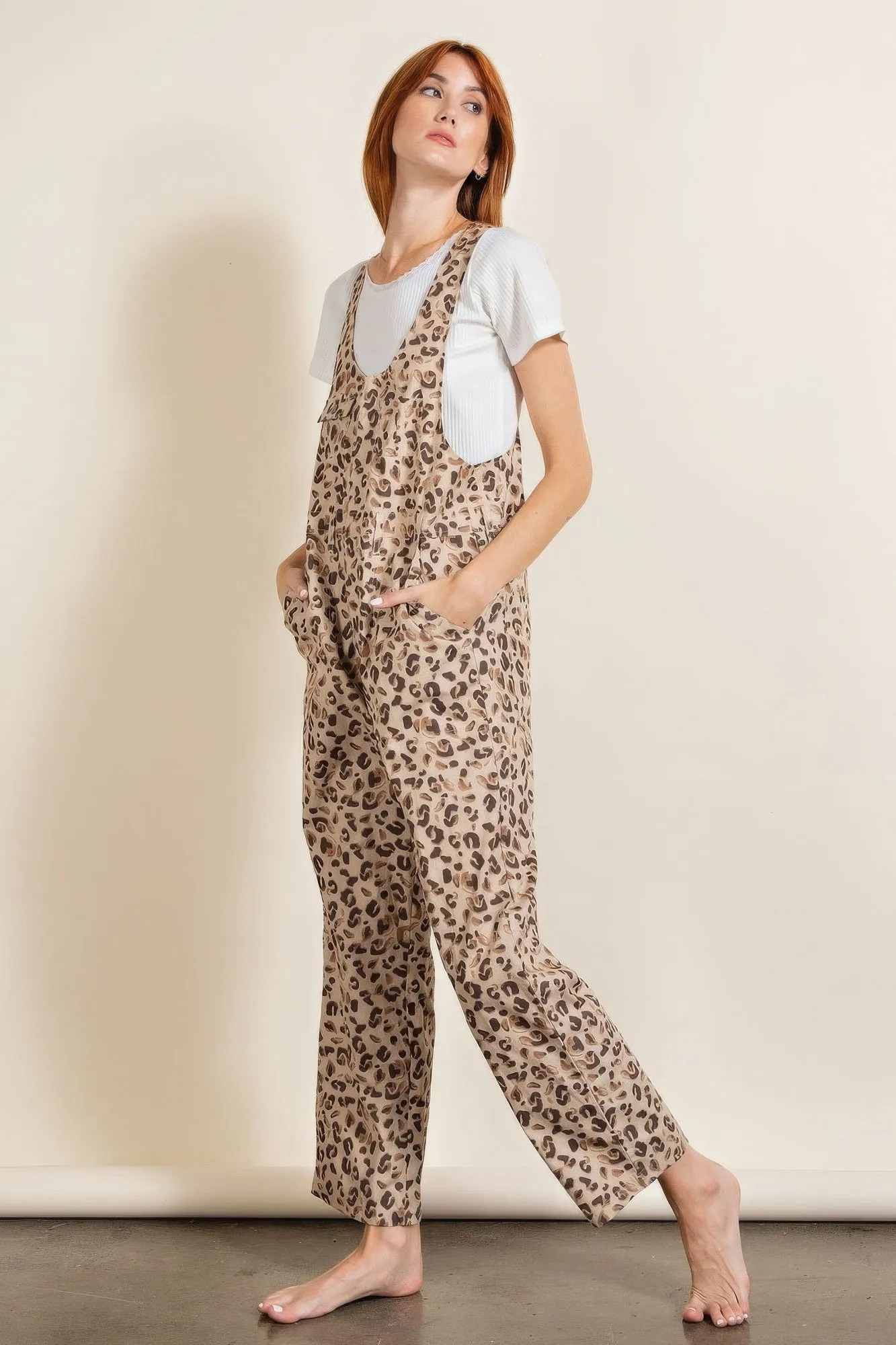 Animal/leopard Printed Jumpsuit sold by Gigi Laurent product image thumbnail 3