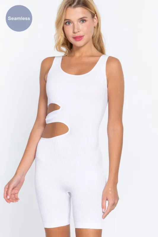 Suave Cut-out Seamless Romper made by C.C