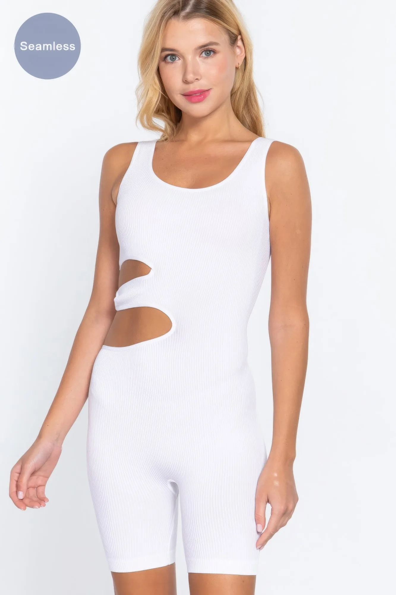 Suave Cut-out Seamless Romper sold by Gigi Laurent