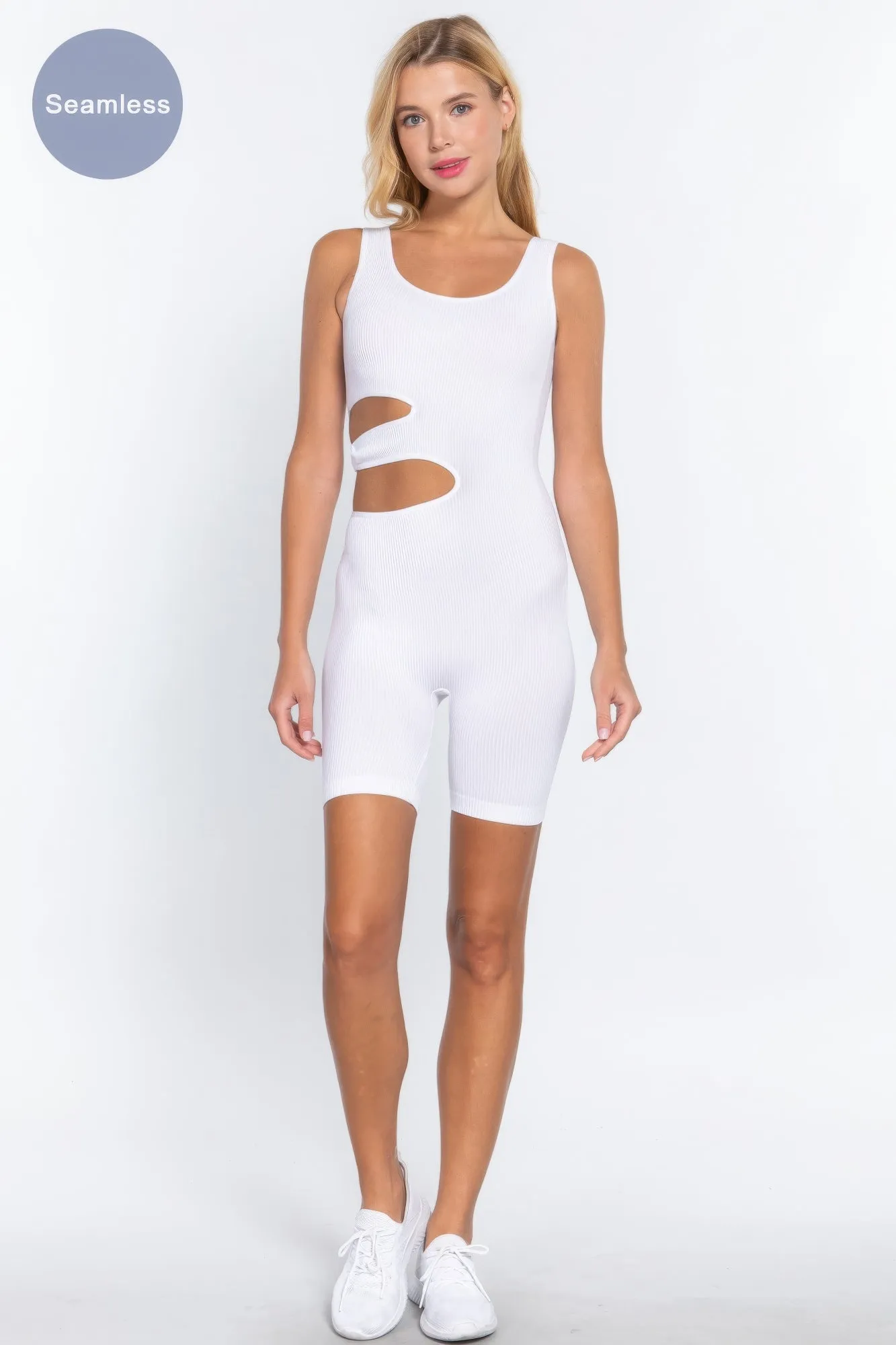 Suave Cut-out Seamless Romper sold by Gigi Laurent product image thumbnail 2