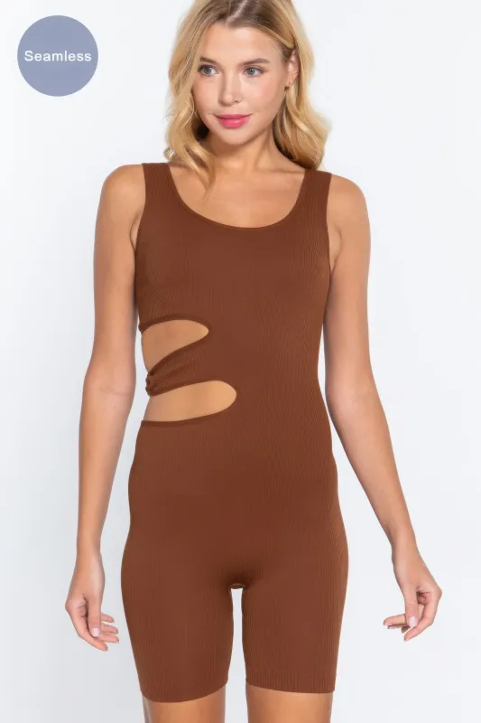 Suave Cut-out Seamless Romper made by C.C