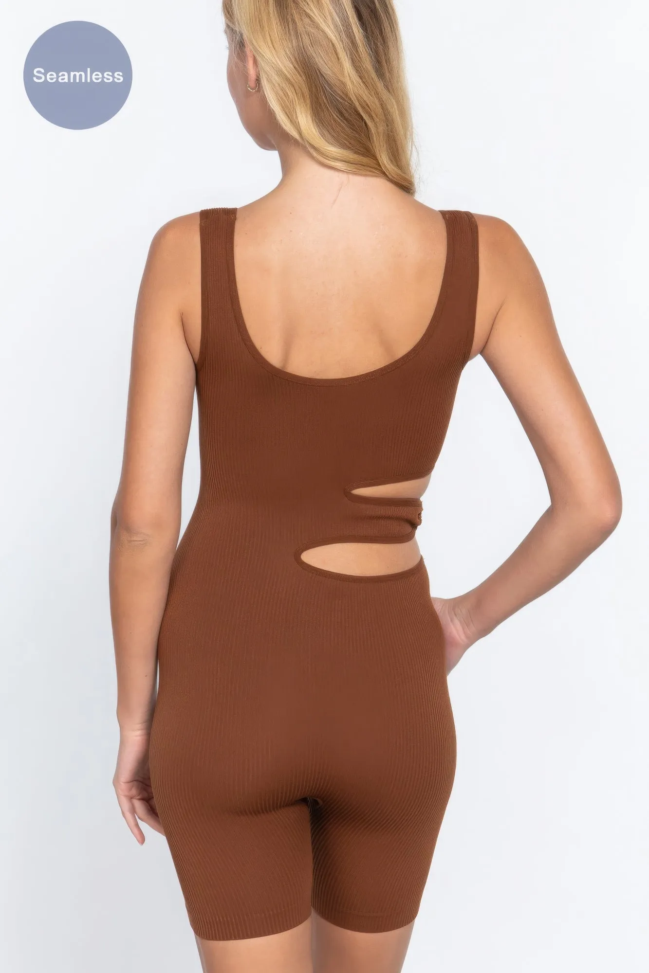 Suave Cut-out Seamless Romper sold by Gigi Laurent product image thumbnail 4