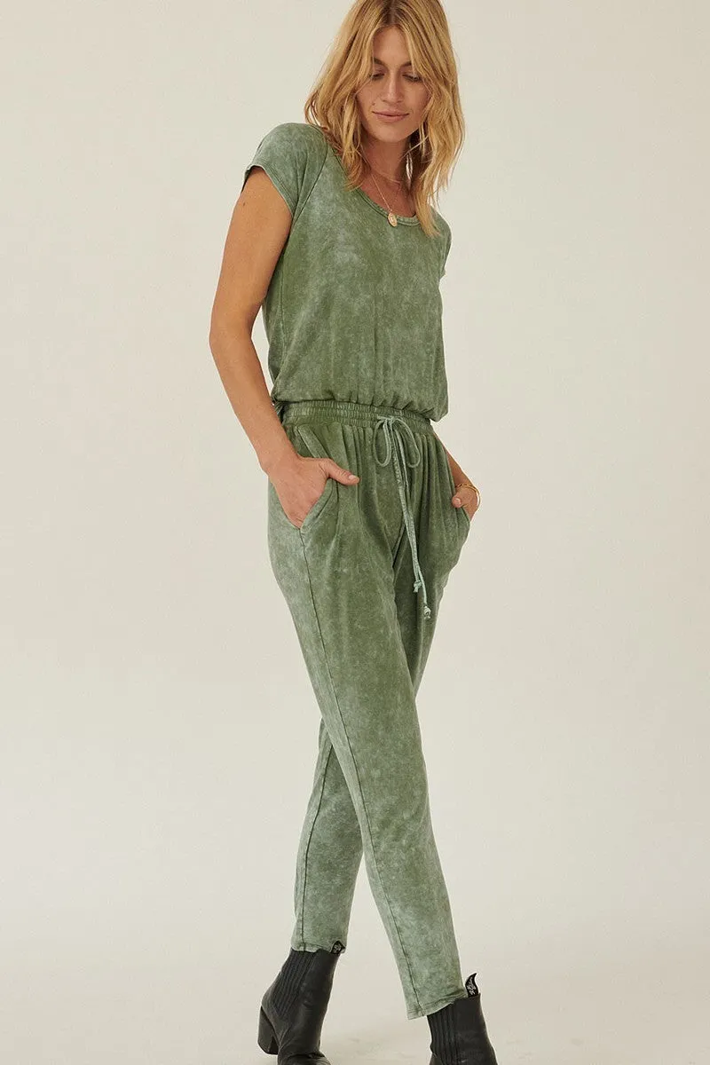 Mineral Washed Finish Knit Jumpsuit sold by Gigi Laurent product image thumbnail 2