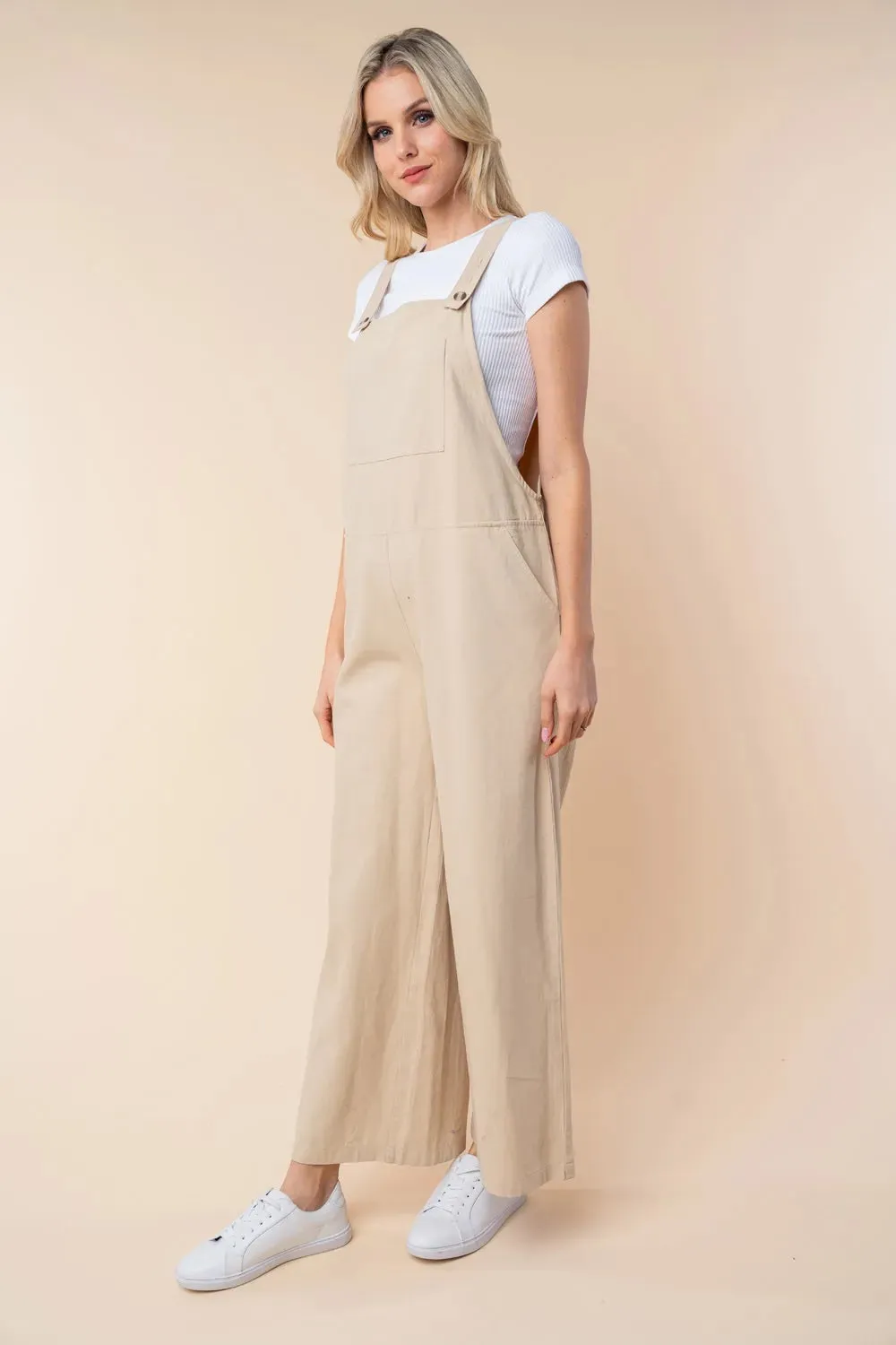 White Birch Sleeveless Wide Leg Jumpsuit sold by Gigi Laurent product image thumbnail 3