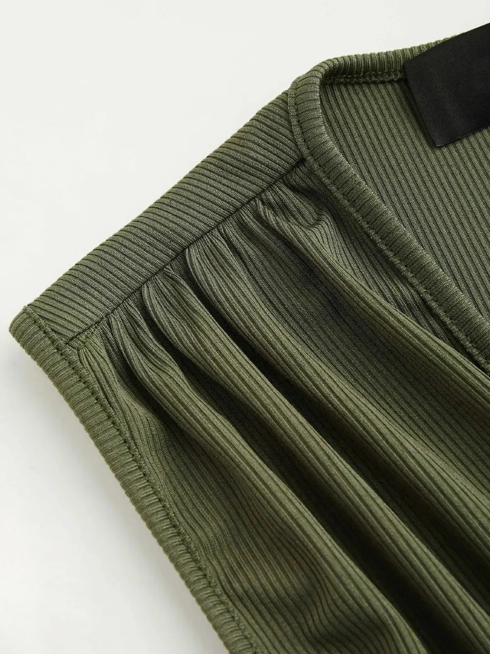 Ruched Plunge Sleeveless Romper sold by Gigi Laurent product image thumbnail 4