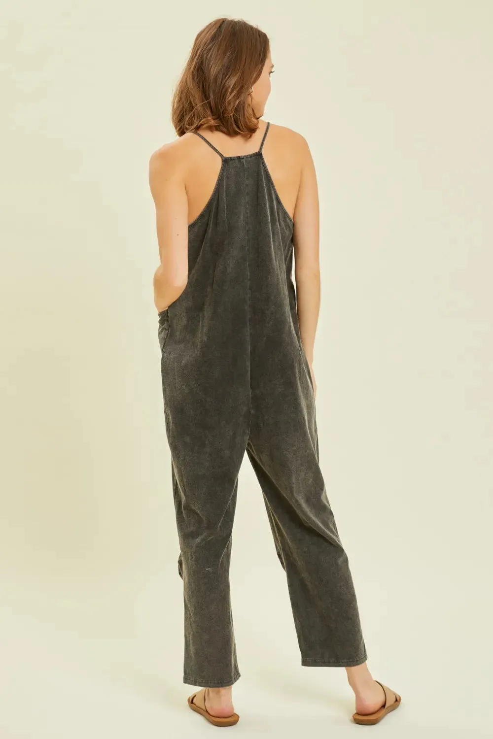 HEYSON Full Size Mineral-Washed Oversized Jumpsuit with Pockets sold by Gigi Laurent product image thumbnail 2
