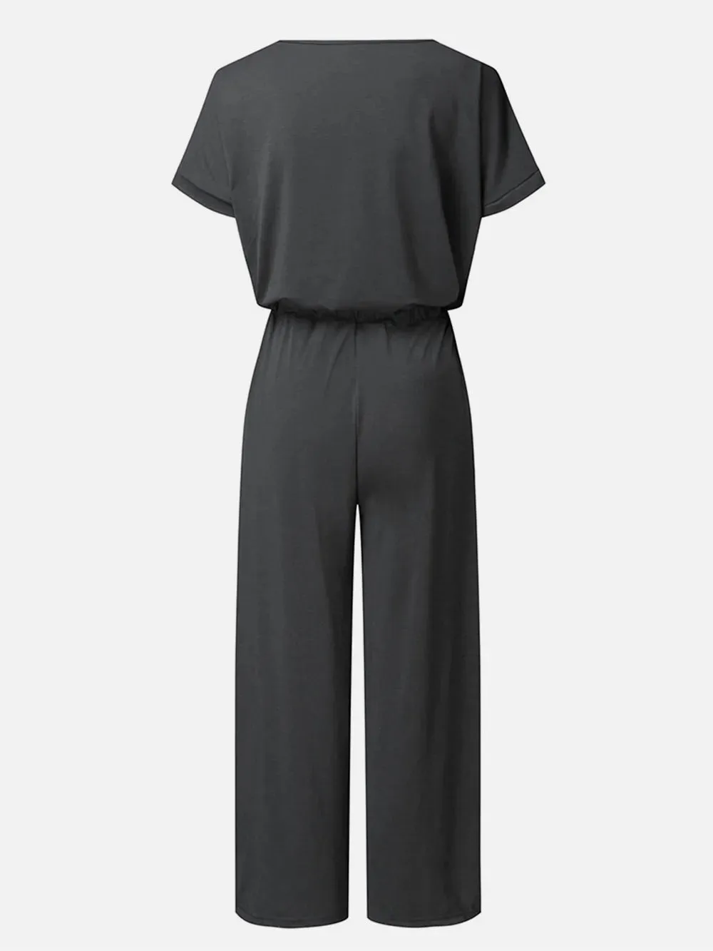 V-Neck Short Sleeve Jumpsuit sold by Gigi Laurent product image thumbnail 5