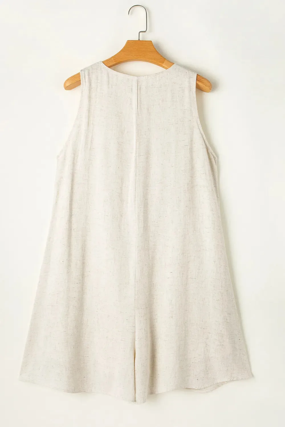 V-Neck Sleeveless Romper sold by Gigi Laurent product image thumbnail 3