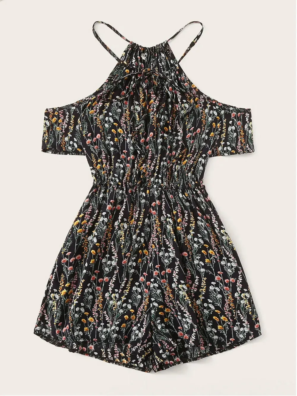 Tied Printed Short Sleeve Romper sold by Gigi Laurent product image thumbnail 3