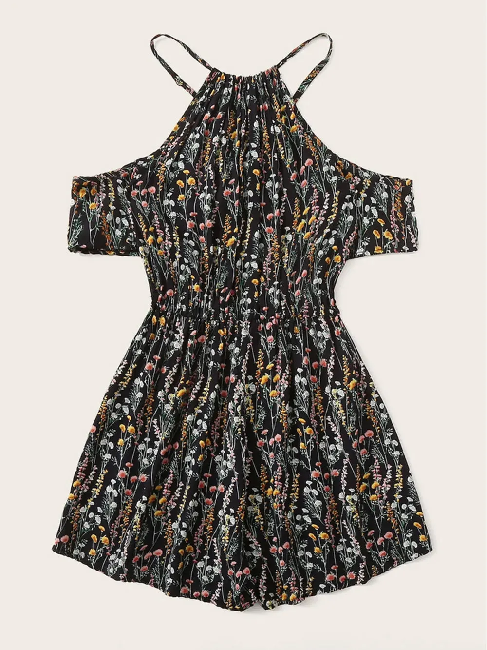 Tied Printed Short Sleeve Romper sold by Gigi Laurent product image thumbnail 2