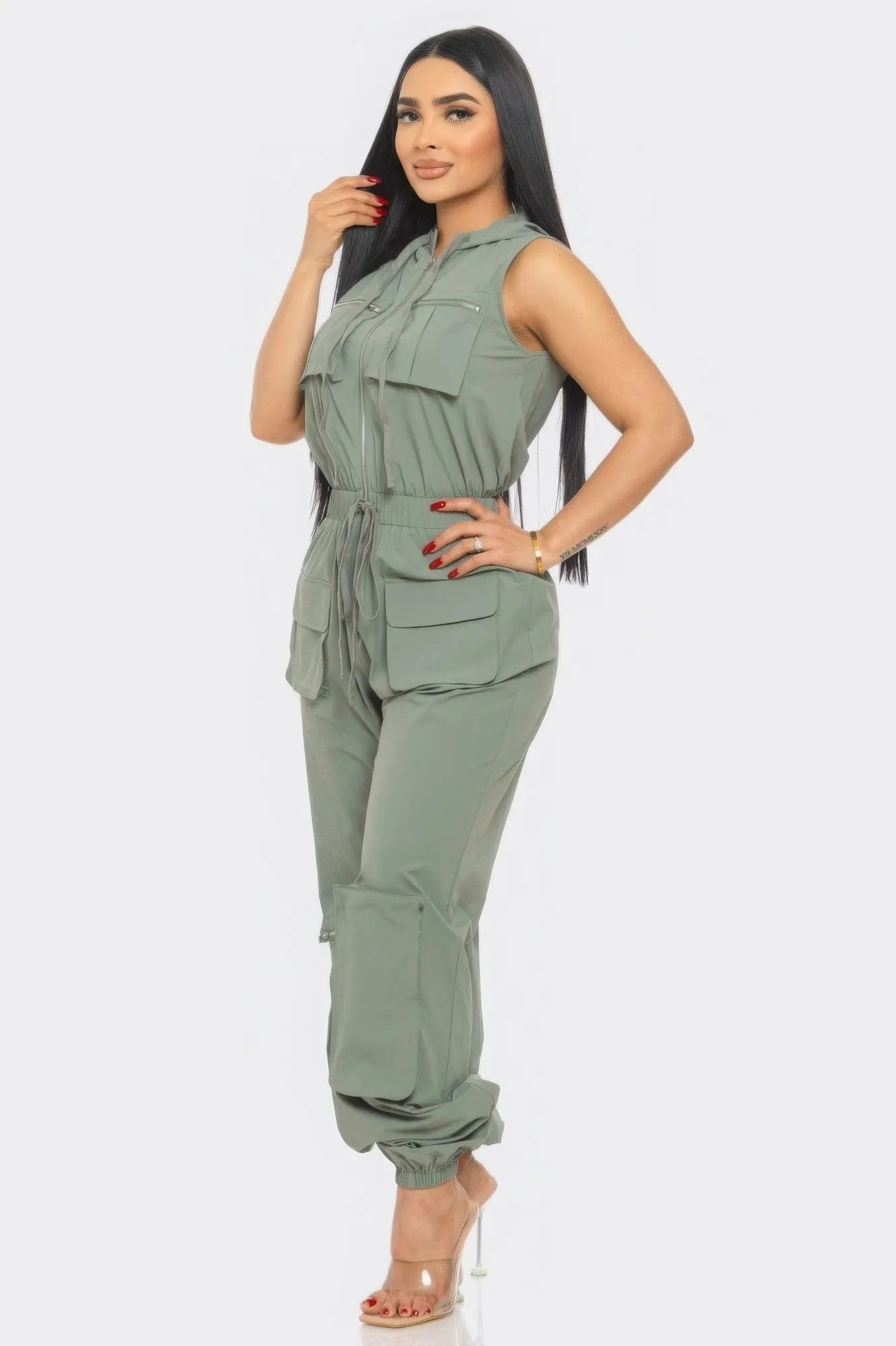 Cargo Jumpsuit sold by Gigi Laurent product image thumbnail 4