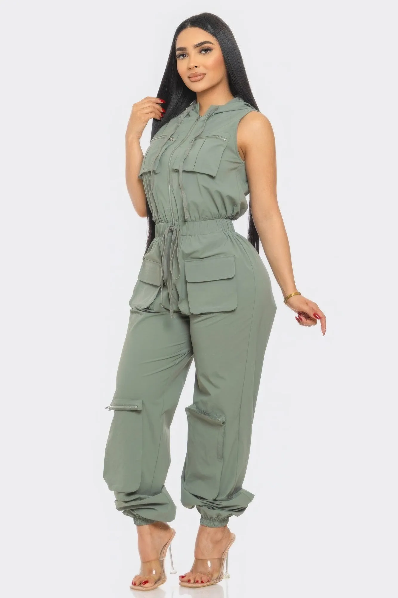 Cargo Jumpsuit sold by Gigi Laurent product image thumbnail 3