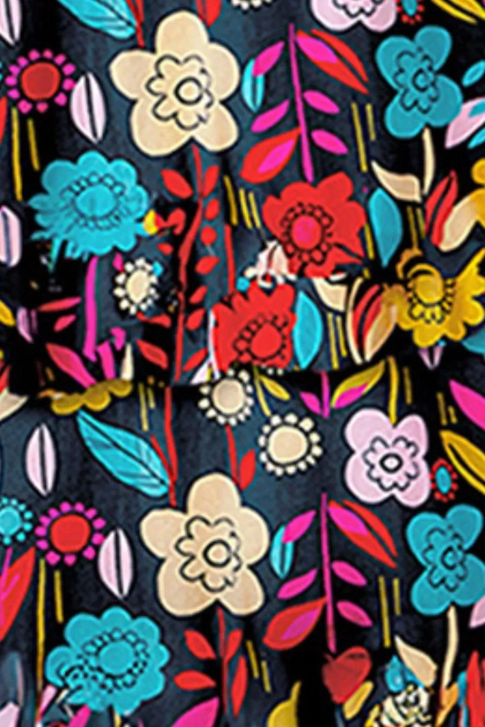 Printed Tube Wide Leg Jumpsuit sold by Gigi Laurent product image thumbnail 3