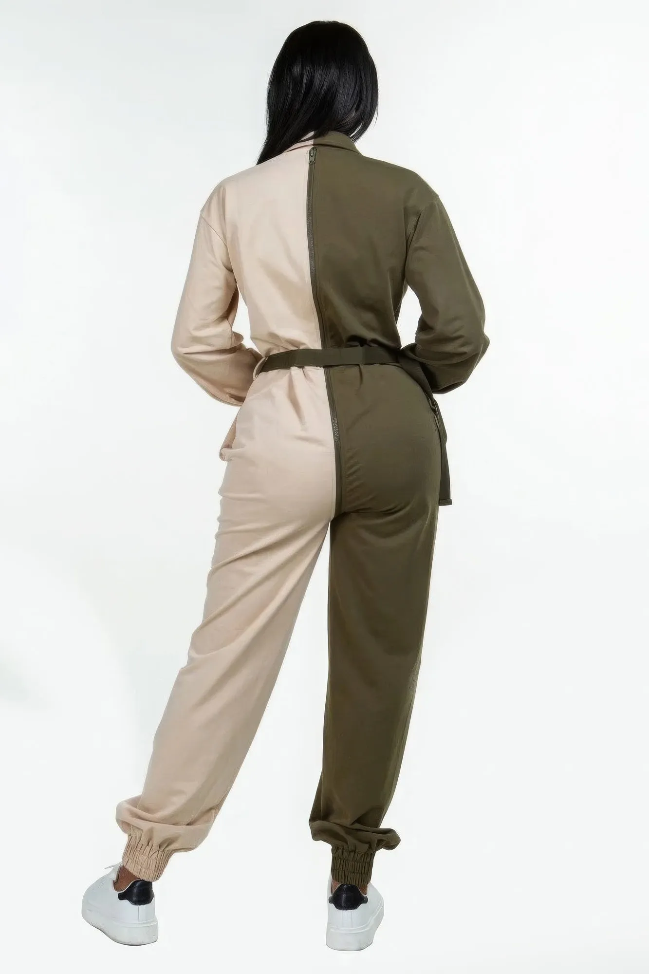 Long Sleeve Oversized Cozy Shirt Jumpsuit sold by Gigi Laurent product image thumbnail 4