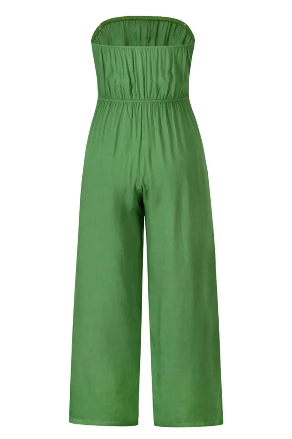 Tied Cutout Tube Wide Leg Jumpsuit sold by Gigi Laurent product image thumbnail 5