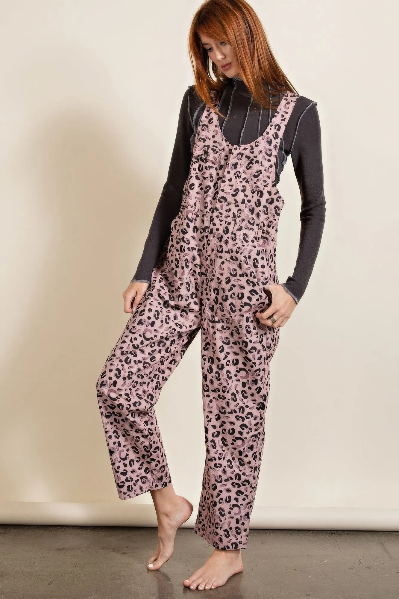 Animal/leopard Printed Jumpsuit sold by Gigi Laurent product image thumbnail 2
