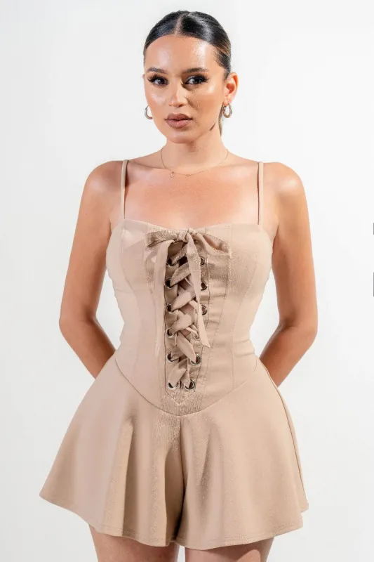 Stretch Woven Jumpsuit sold by Gigi Laurent