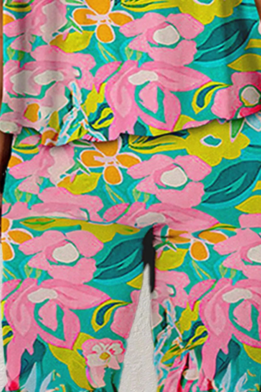 Ruffled Printed Tube Jumpsuit sold by Gigi Laurent product image thumbnail 3