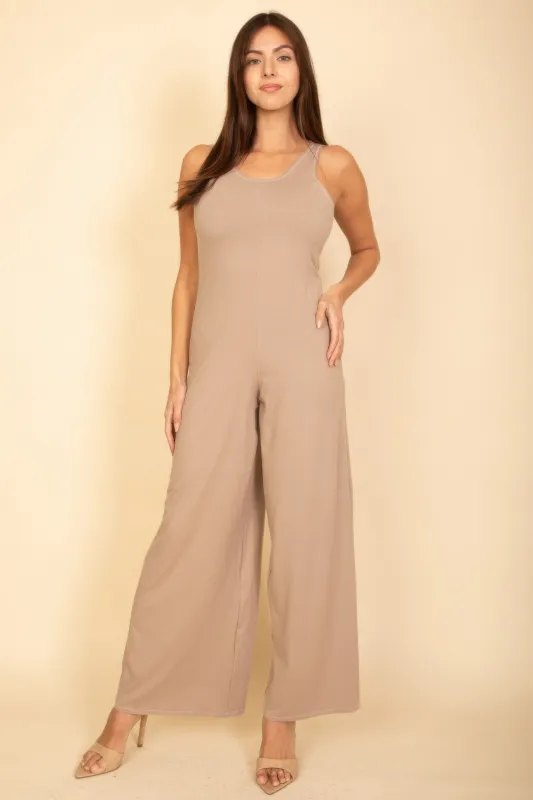 Sleeveless Tank Wide Leg Jumpsuit sold by Gigi Laurent