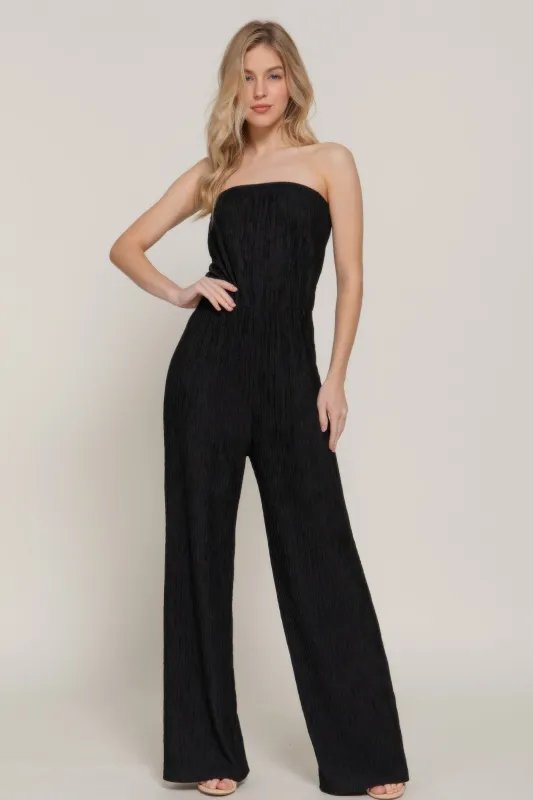 Crinkle Knit Tube Jumpsuit sold by Gigi Laurent