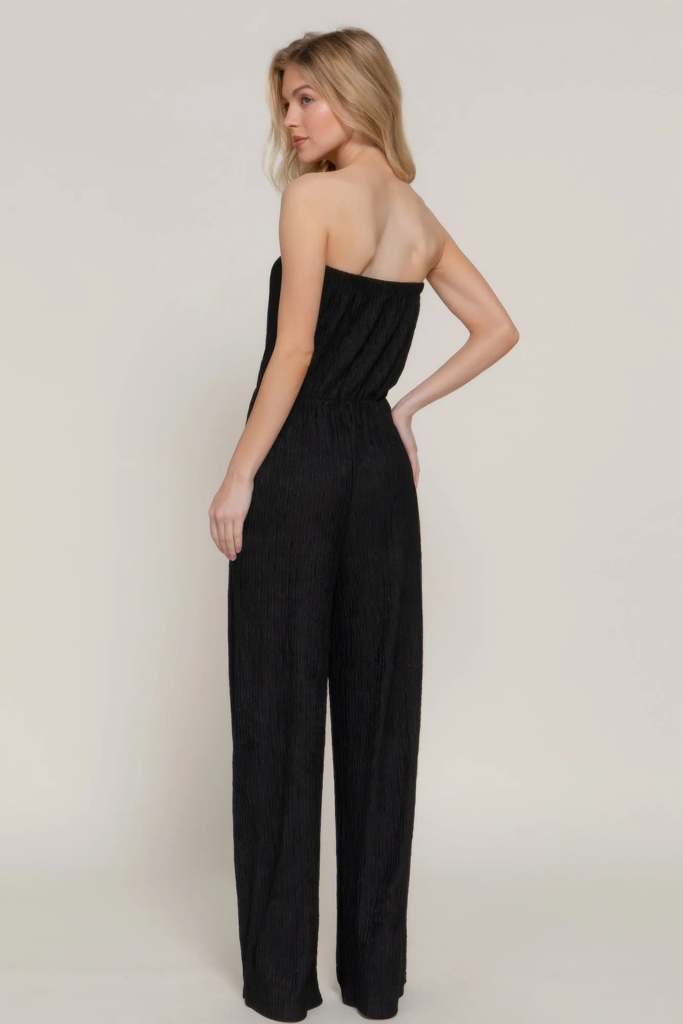 Crinkle Knit Tube Jumpsuit sold by Gigi Laurent product image thumbnail 4