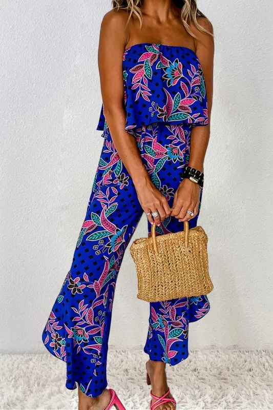 Printed Tube Jumpsuit sold by Gigi Laurent