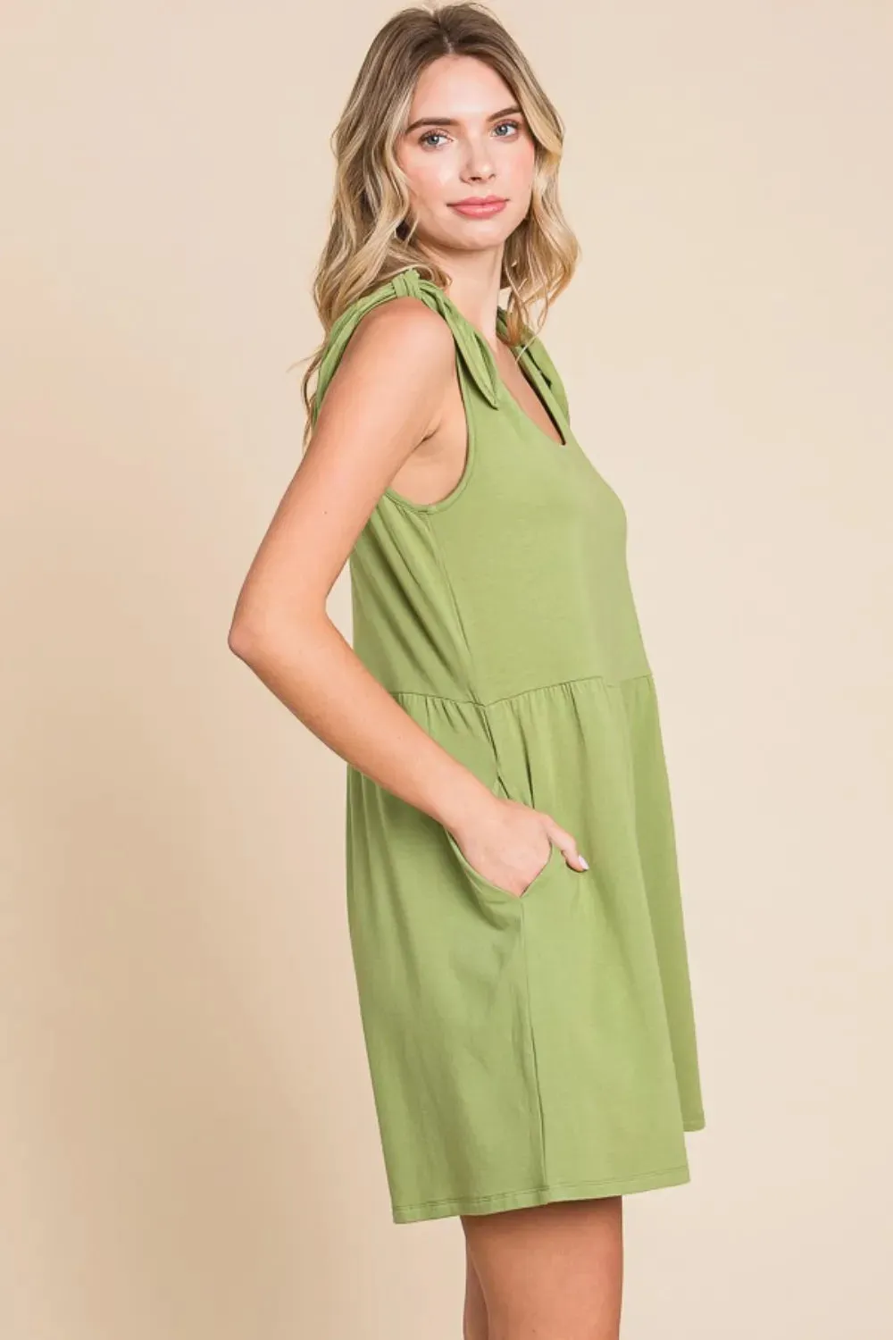 Culture Code Full Size Shoulder Knot Baggy Romper sold by Gigi Laurent product image thumbnail 3