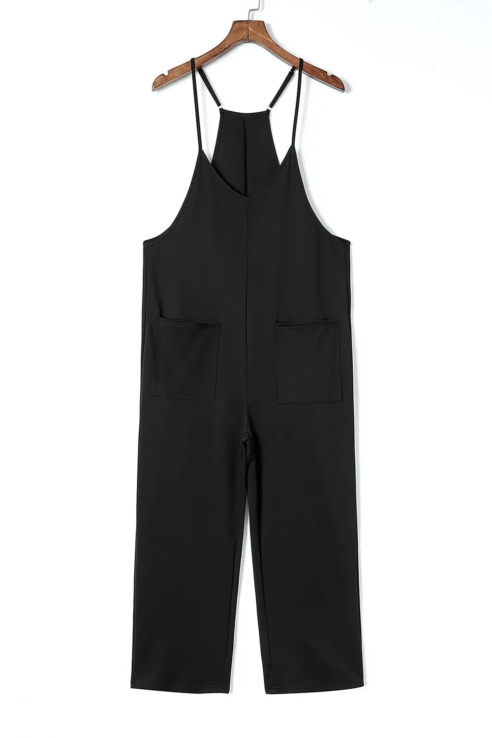 Pocketed Spaghetti Strap Wide Leg Jumpsuit sold by Gigi Laurent product image thumbnail 4