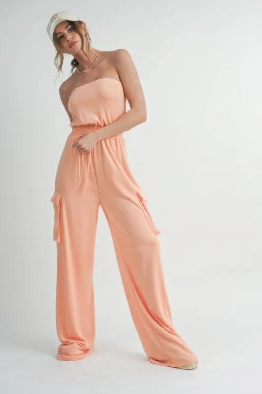 Tube Top  Jumpsuit Romper sold by Gigi Laurent