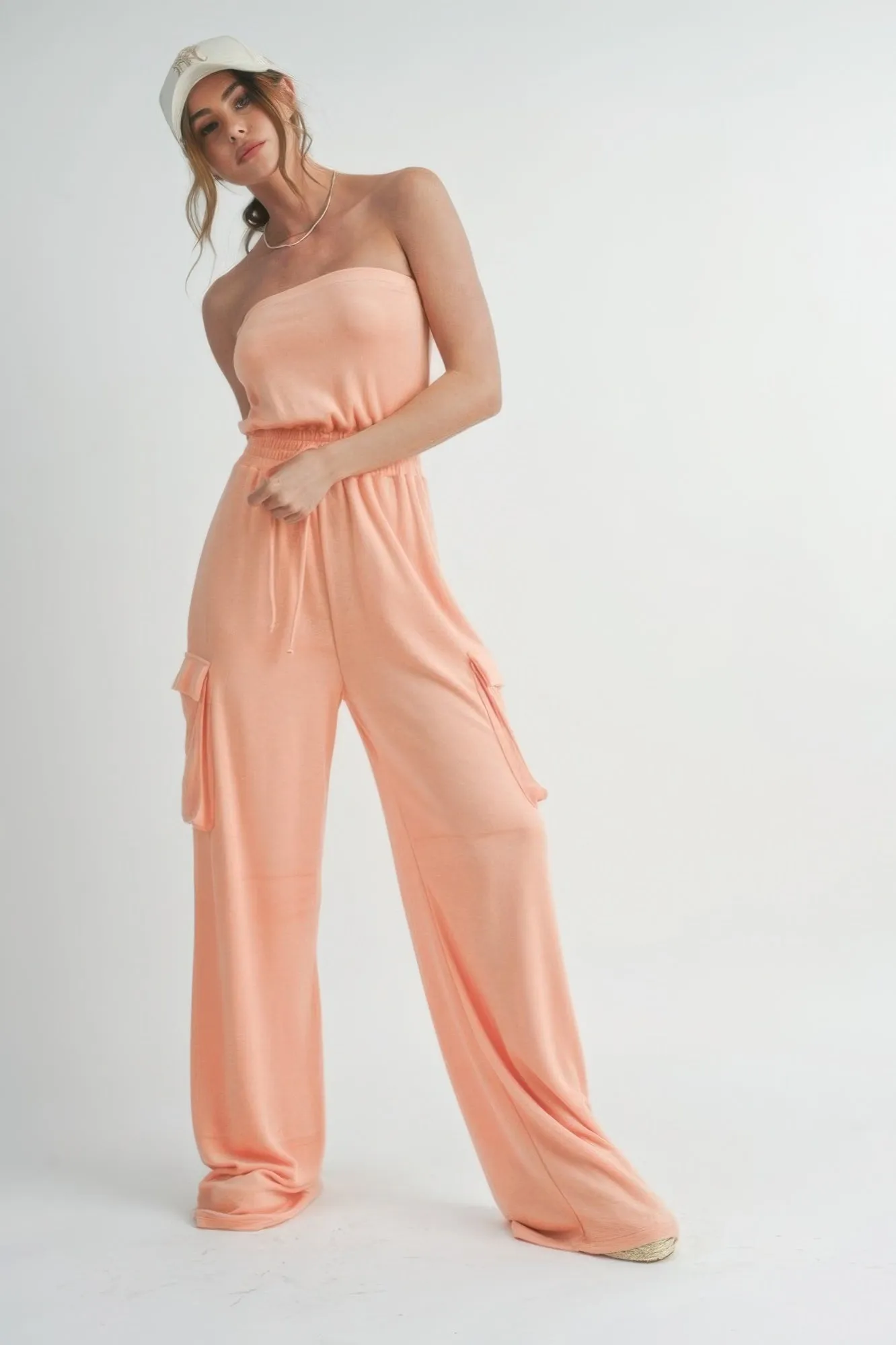 Tube Top Jumpsuit Romper sold by Gigi Laurent