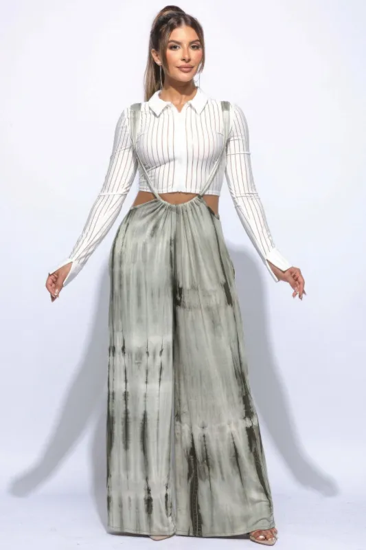 Drawstring Baggy Jumpsuit sold by Gigi Laurent