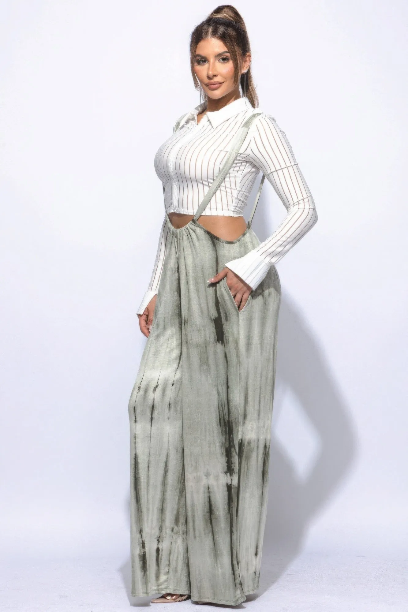Drawstring Baggy Jumpsuit sold by Gigi Laurent product image thumbnail 2