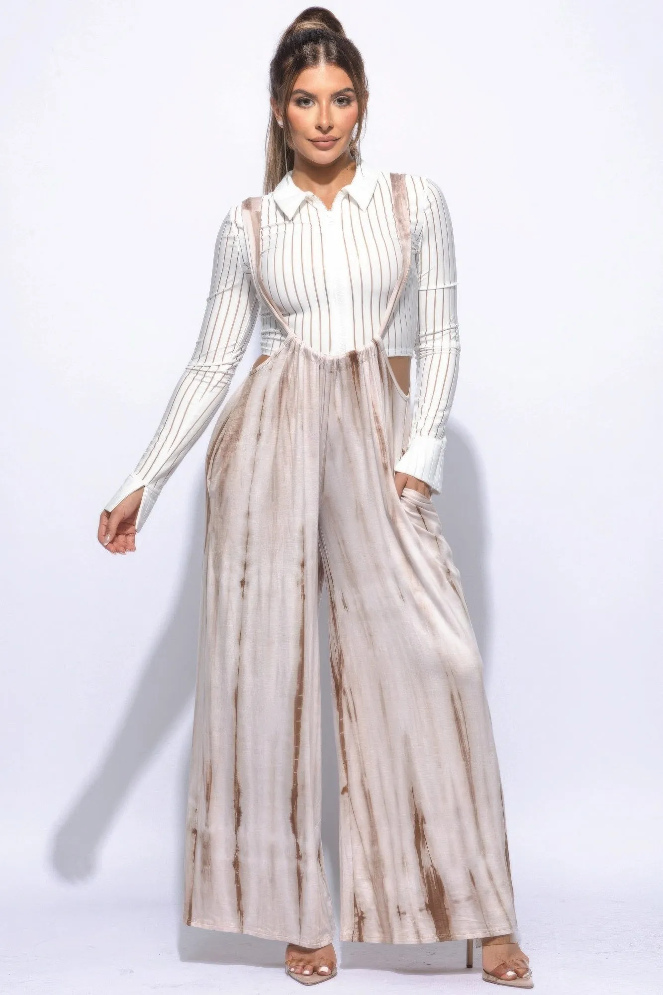 Drawstring Baggy Jumpsuit sold by Gigi Laurent