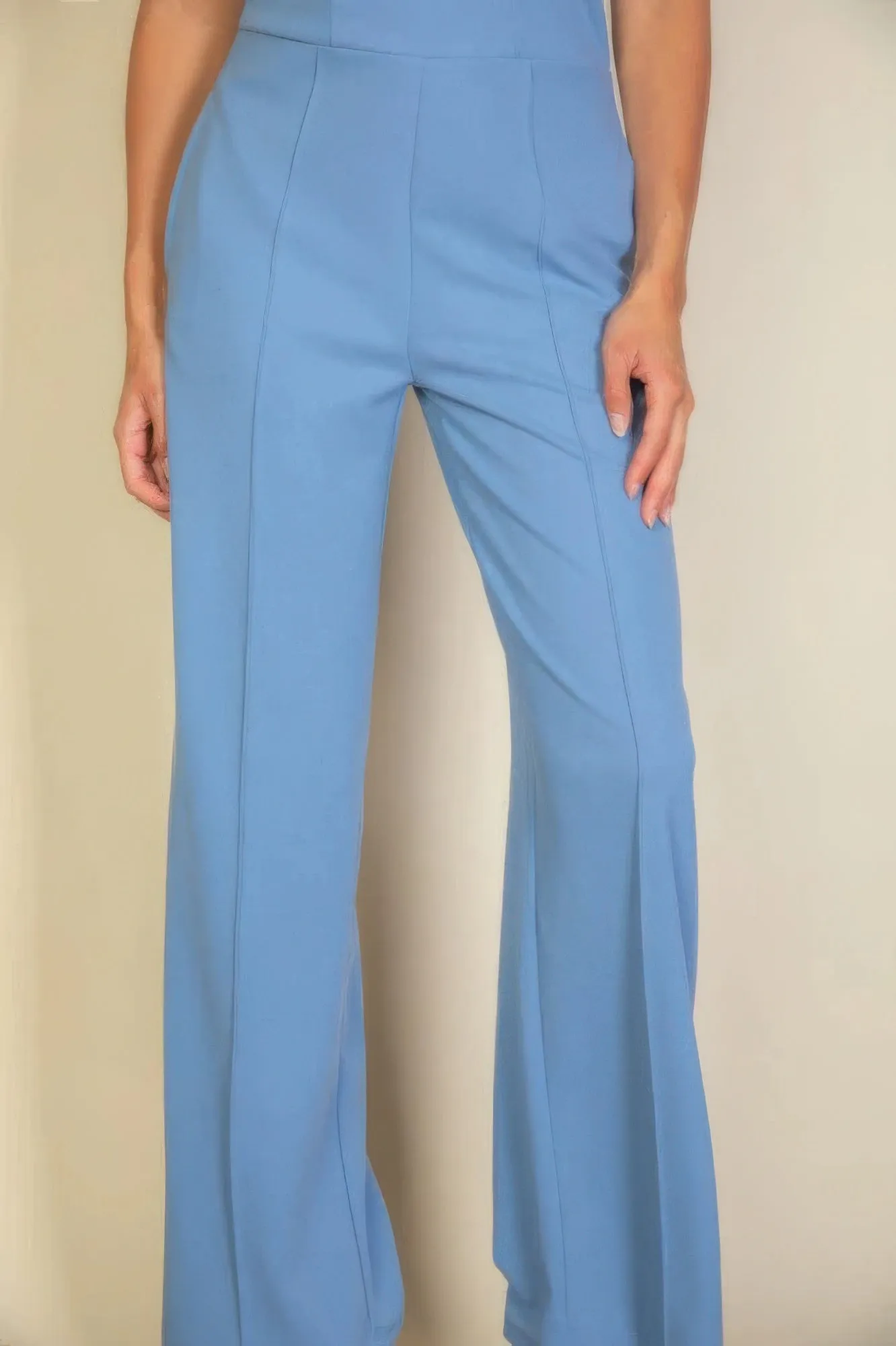 Notched neck cami jumpsuit sold by Gigi Laurent product image thumbnail 3
