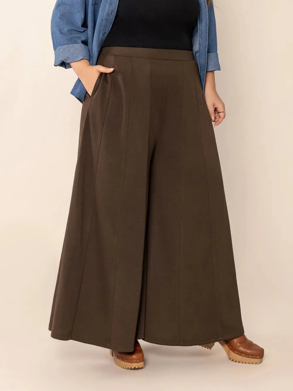 Plus Size Wide Leg Pants with Pockets sold by Gigi Laurent product image thumbnail 2