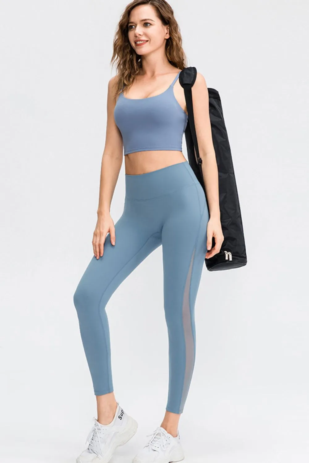 Wide Waistband Slim Fit Long Sports Pants sold by Gigi Laurent product image thumbnail 3