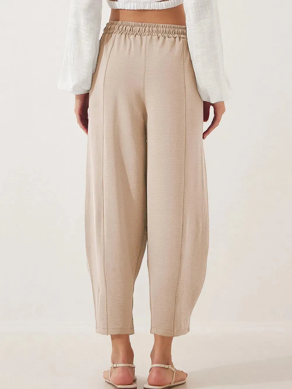 Full Size Drawstring Cropped Jogger Pants Plus Size sold by Gigi Laurent product image thumbnail 2