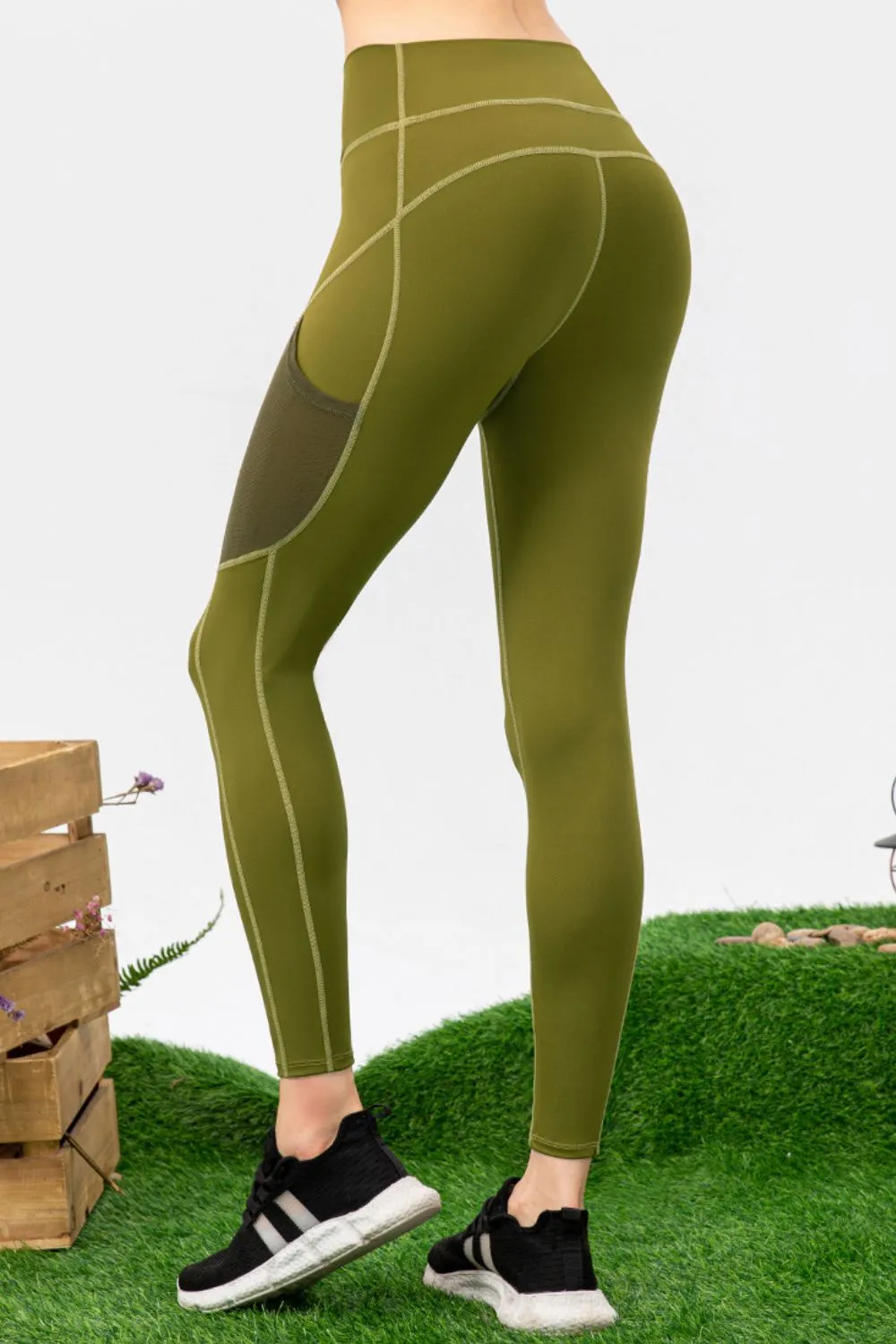 High Waist Slim Fit Long Sports Pants sold by Gigi Laurent product image thumbnail 3