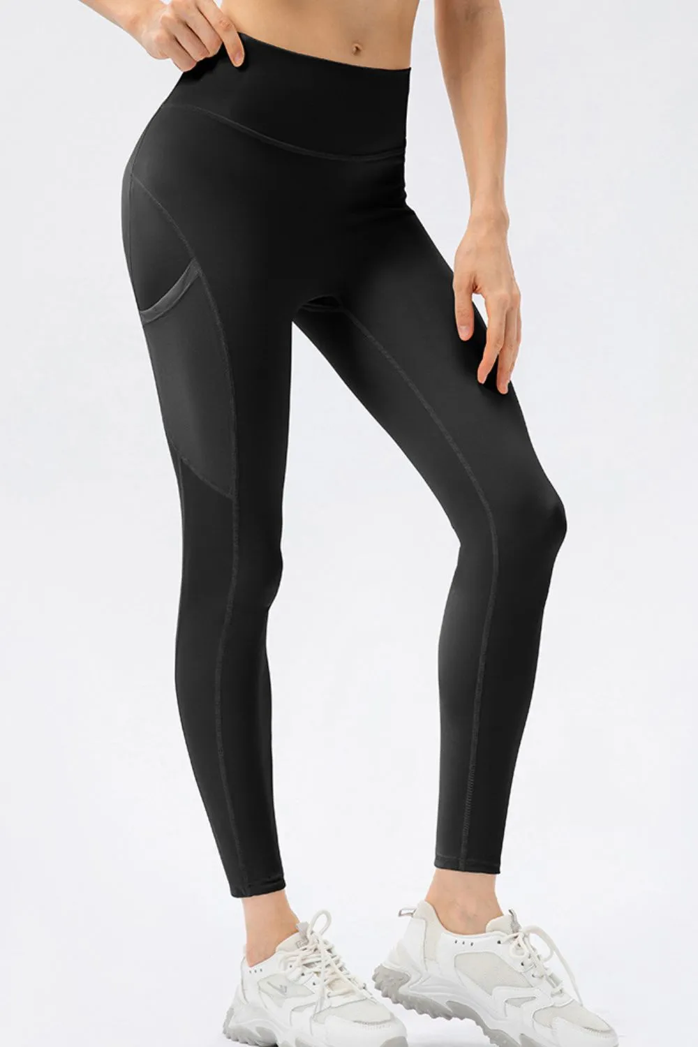 High Waist Slim Fit Long Sports Pants sold by Gigi Laurent product image thumbnail 4