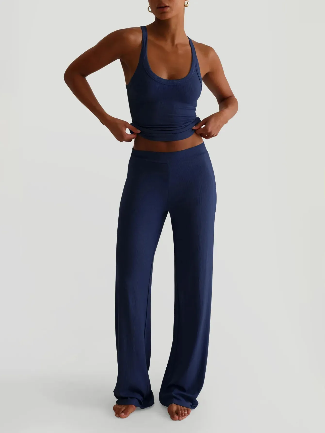 Scoop Neck Cami and Pants Set sold by Gigi Laurent product image thumbnail 4