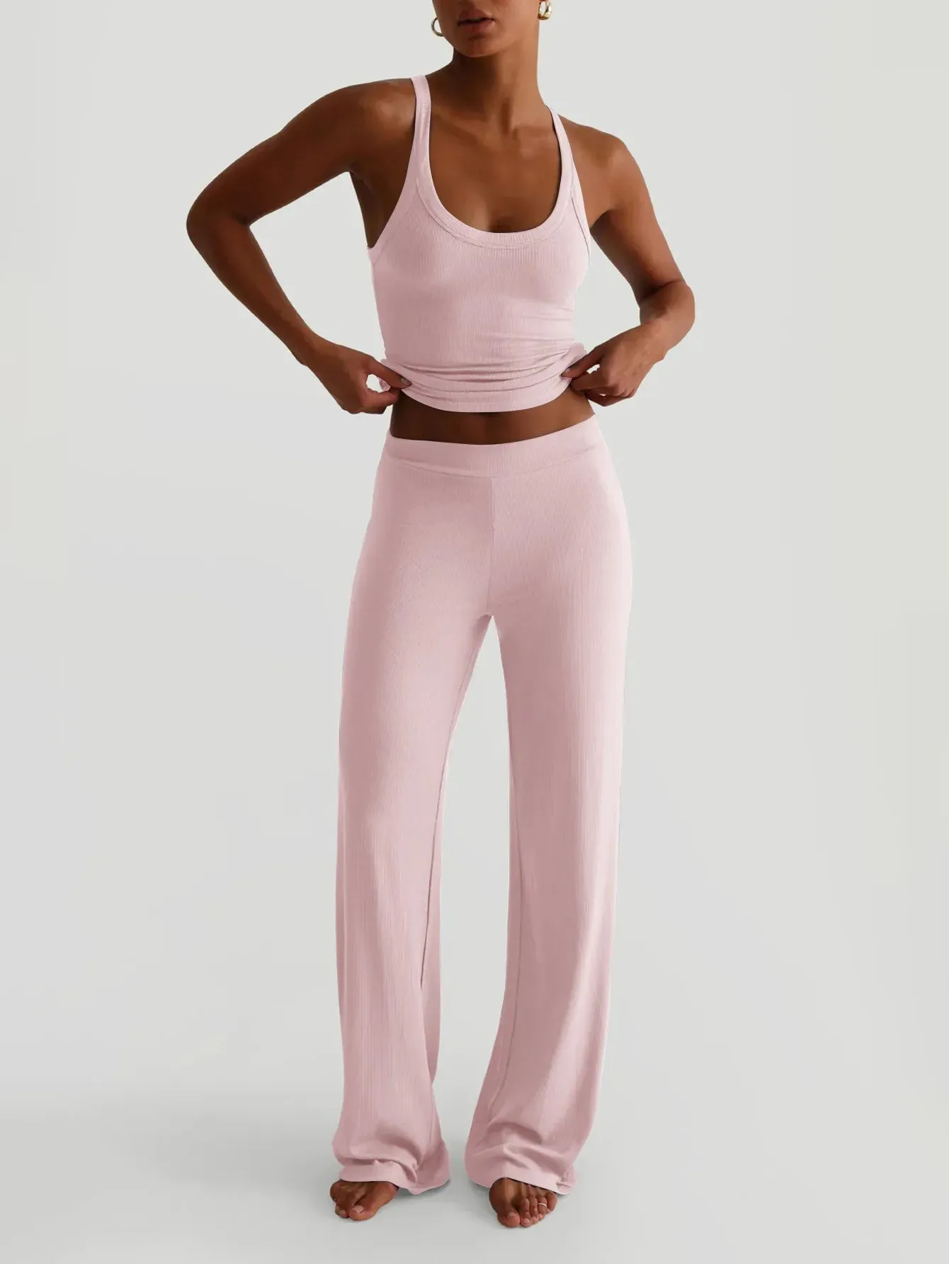 Scoop Neck Tank and Pants Set sold by Gigi Laurent product image thumbnail 2