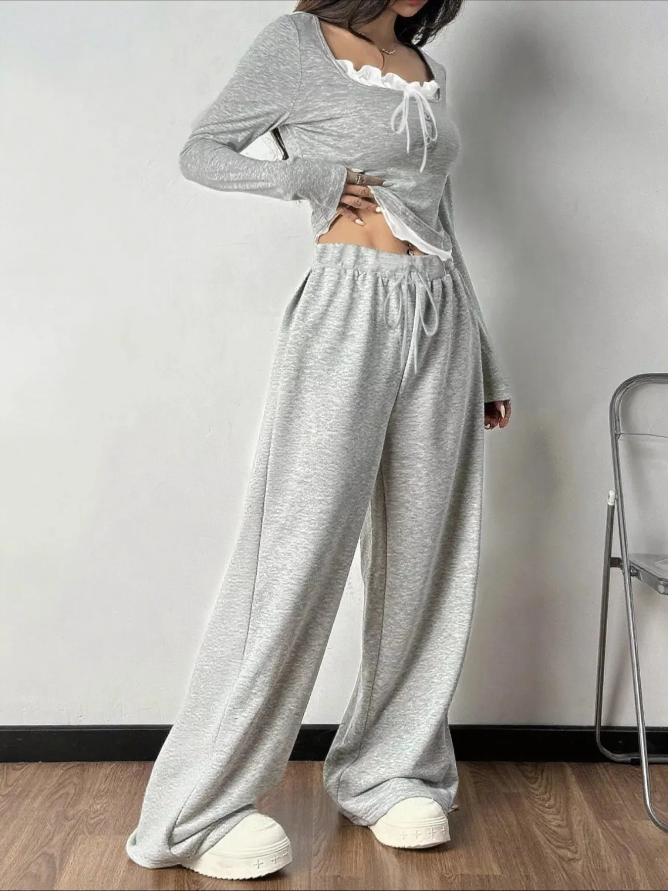 Tied Long Sleeve Top and Pants Set sold by Gigi Laurent product image thumbnail 4