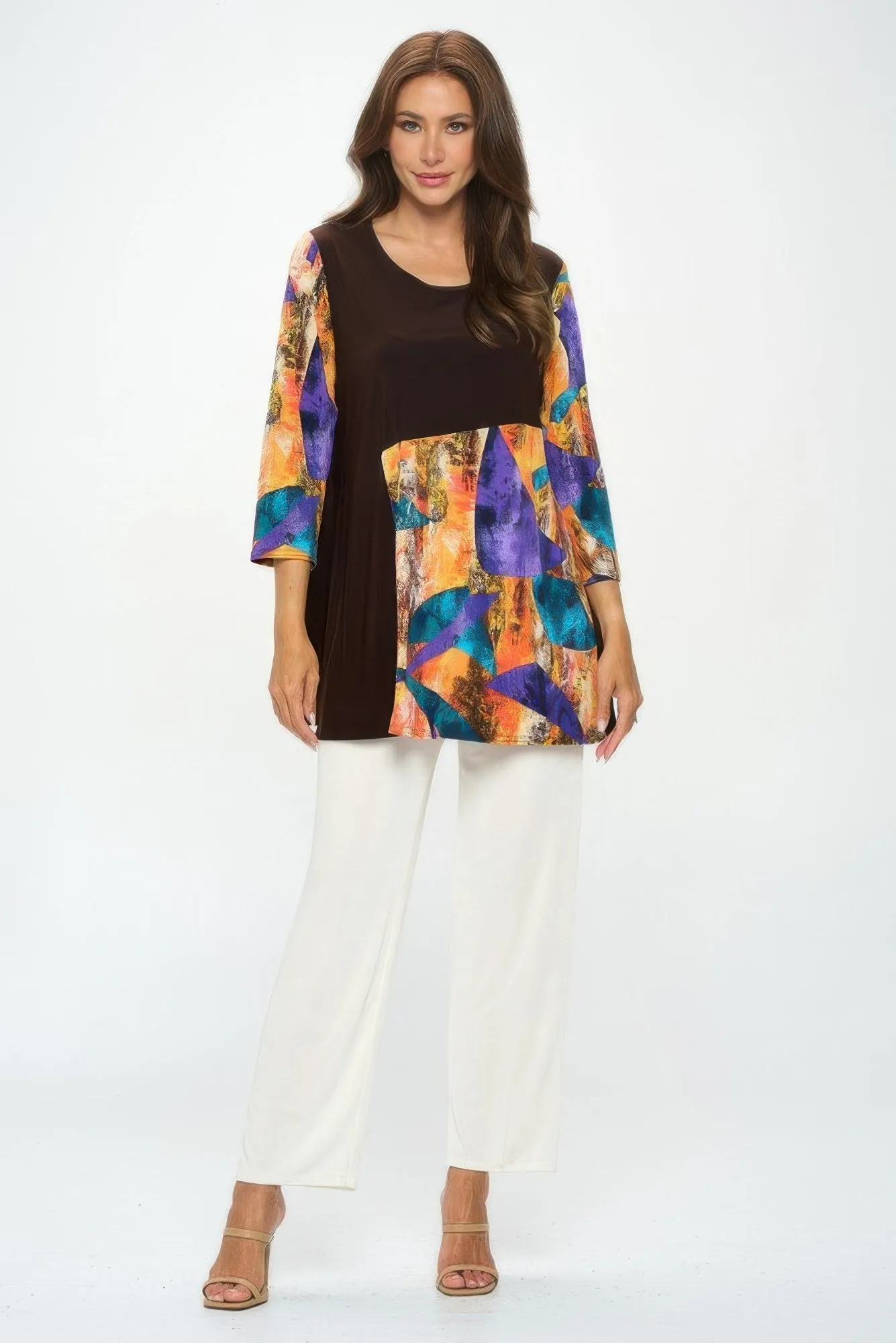 Contrast Curve Knit Top sold by Gigi Laurent product image thumbnail 2