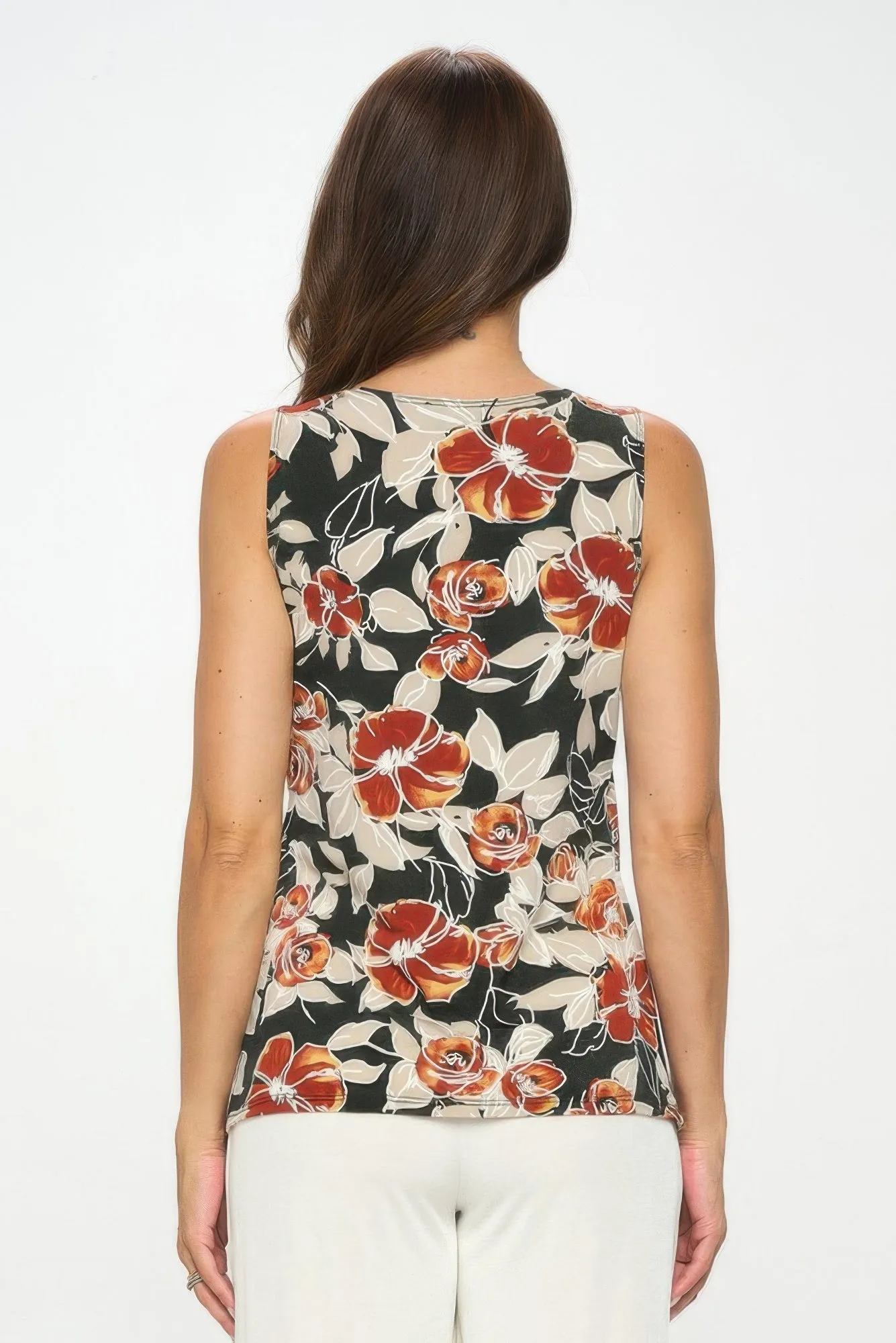 Crossover Tank in print sold by Gigi Laurent product image thumbnail 4