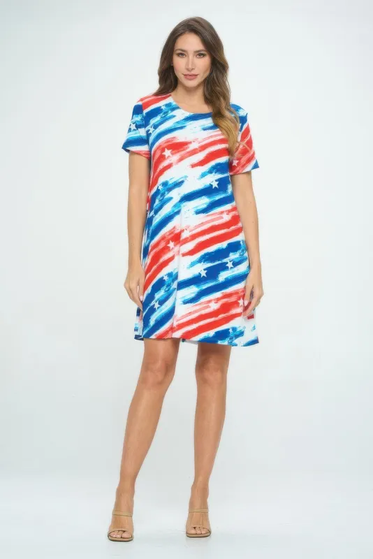 Plus Size Print Bns Missy Dress sold by Gigi Laurent