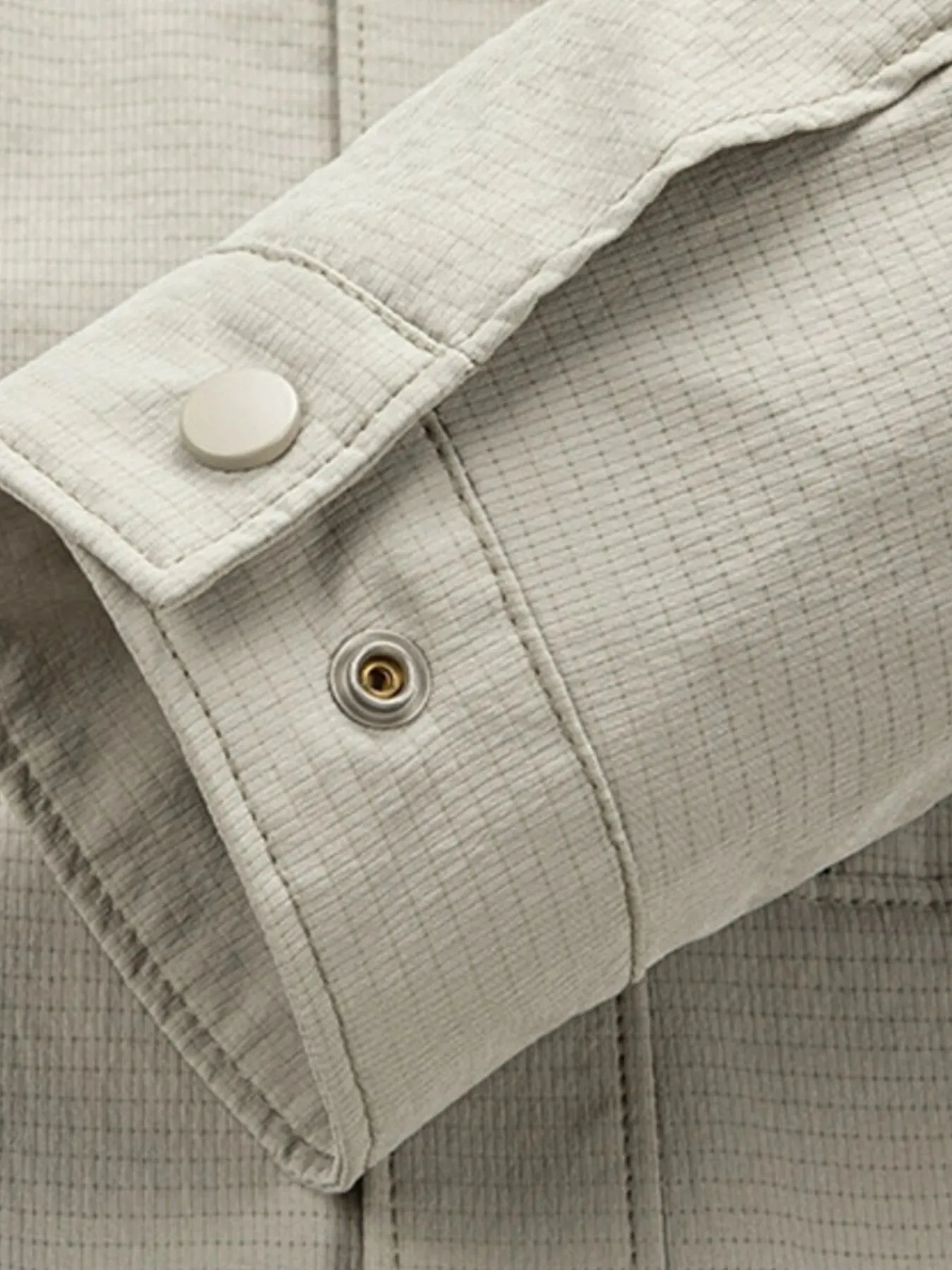 Men's Plus Size Button Up Long Sleeve Jacket sold by Gigi Laurent product image thumbnail 4